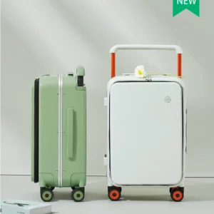Wide Handle Carry-On Luggage, PC Aluminum Frame