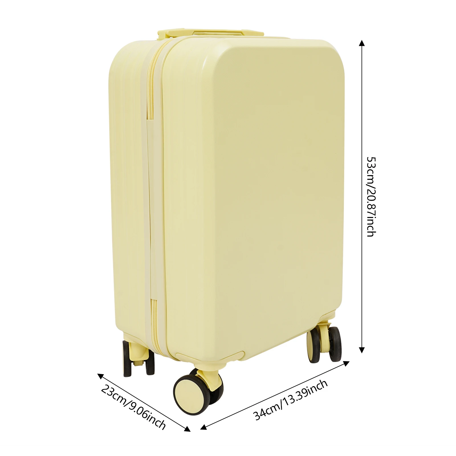 20 " Suitcase- 4-Wheel Spinner w/ Lock,360° Silent Glide - Image 4
