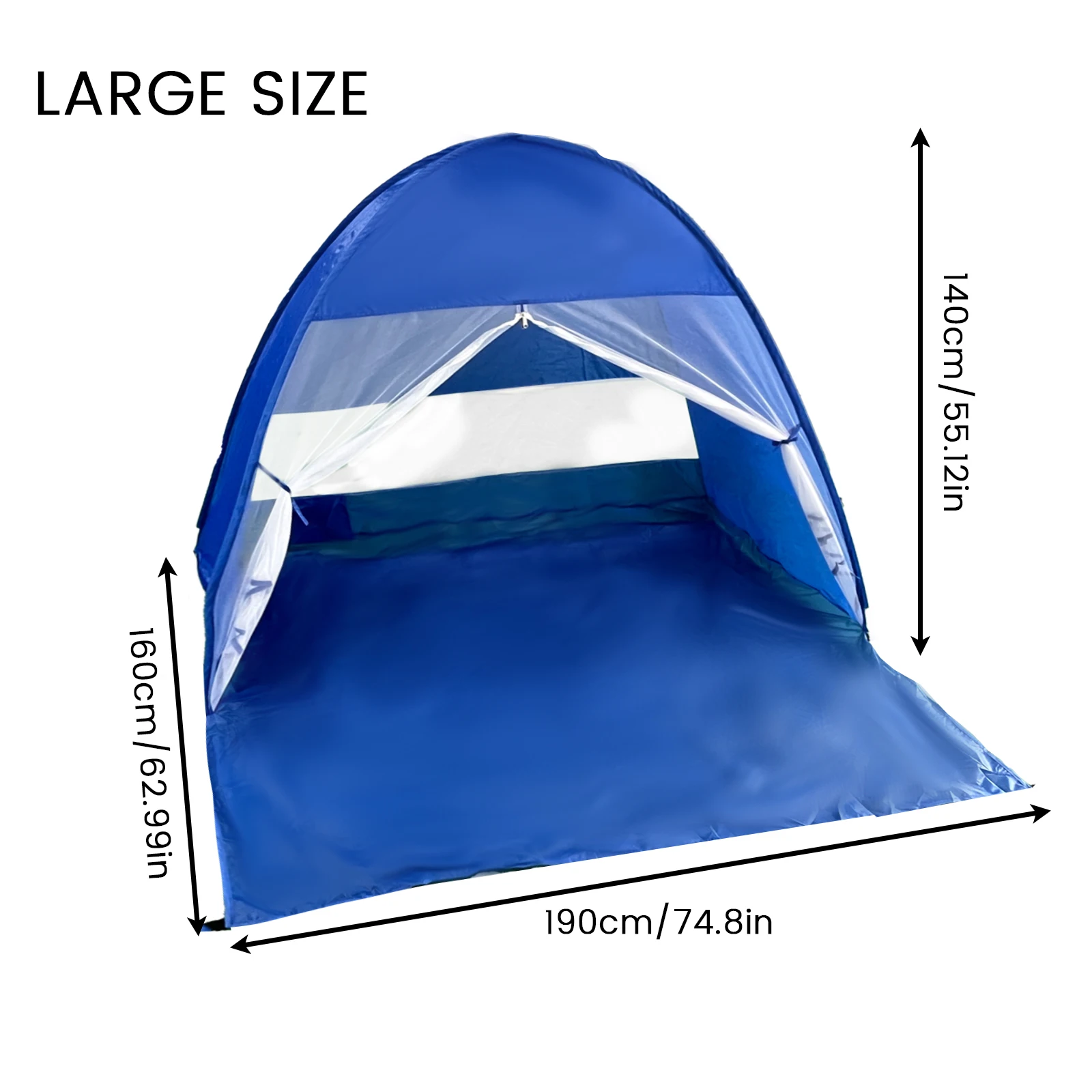 Beach Tent Auto Open - UPF 50+,Ultra-Light Portable - Image 6