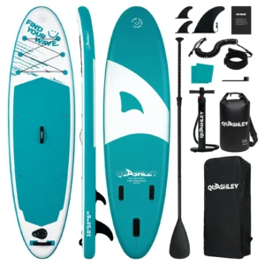 305*81*15cm Inflatable Paddle Board for Adults & Youth with Adjustable Paddle, Backpack & Hand Pump