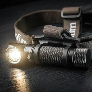 Rechargeable LED Headlamp Angle Flashlight