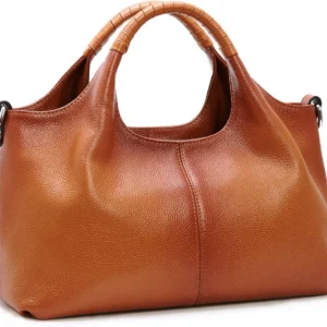 Genuine Leather Shoulder Cross Body Hobo Tote Bag