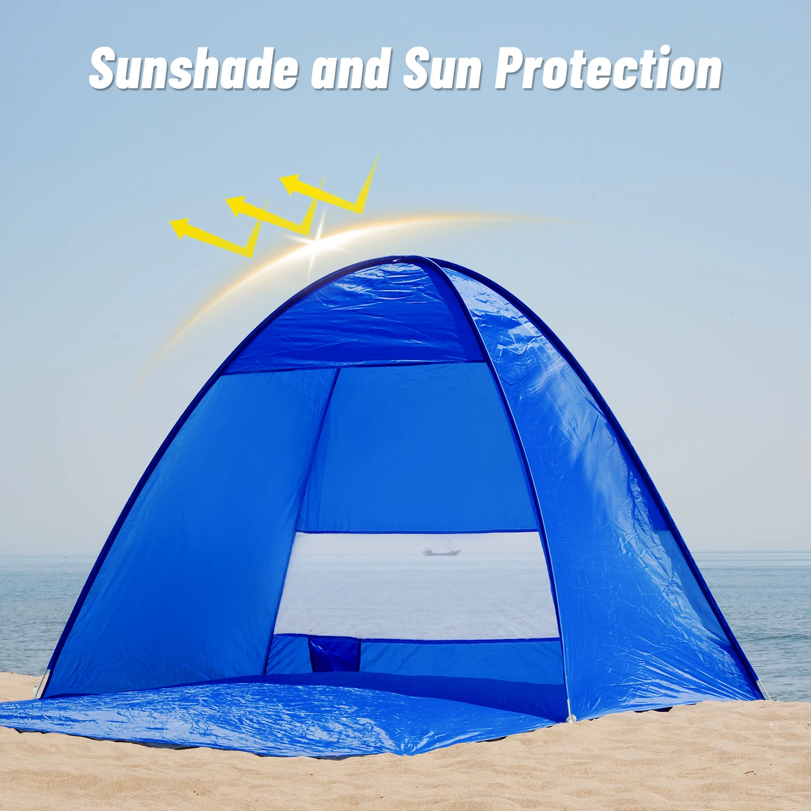 Beach Tent Auto Open - UPF 50+,Ultra-Light Portable - Image 2