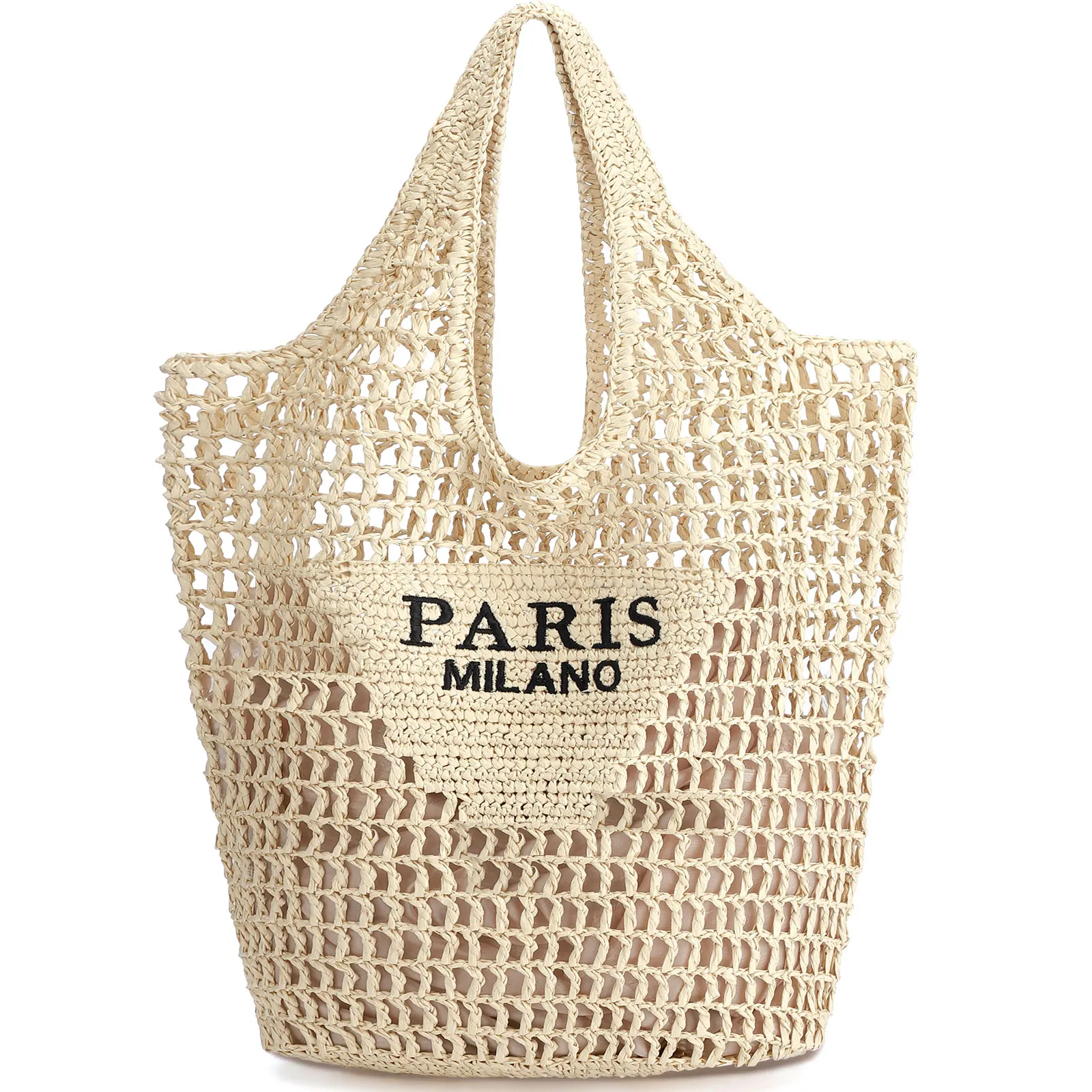 Straw Beach Bag - Image 6