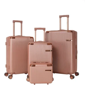 4pcs Hard Suitcases Set, 360 ° Dual Rotating Four-wheel , Password Lock, Lightweight Universal Wheel Luggage, 14"19"23"27 Inch - Thumbnail Image 5