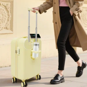 20 " Suitcase- 4-Wheel Spinner w/ Lock,360° Silent Glide - Thumbnail Image 2