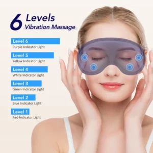 Electric Steam Eye Mask 3D Vibration Massage - Thumbnail Image 3