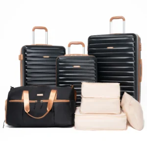 8-Piece Suitcases with Double Spinner Wheels ,ABS Hard Case w/TSA Lock, Duffle Bag - Thumbnail Image 3