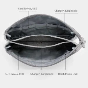 Cable Storage Bag Travel Organizer for Charging Cables - Thumbnail Image 6