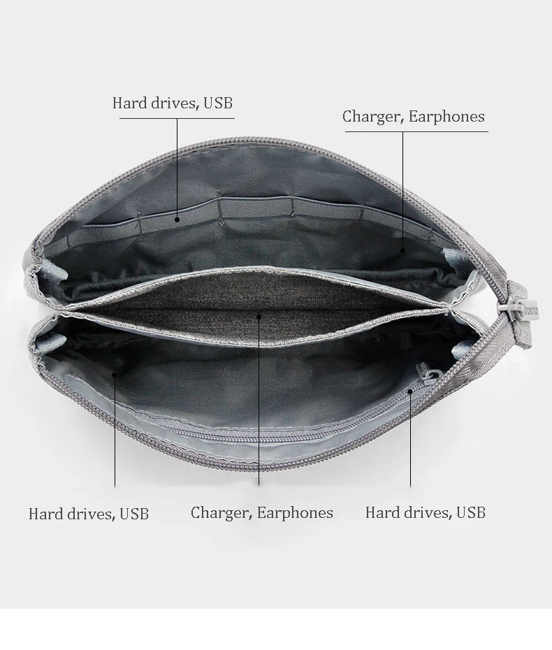 Cable Storage Bag Travel Organizer for Charging Cables - Image 6