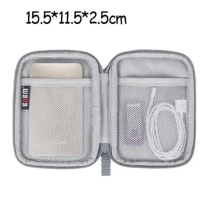 Cable Storage Bag Travel Organizer for Charging Cables - Thumbnail Image 5