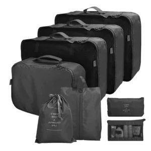 8 Pcs Packing Cubes Waterproof Travel Storage w/ Zipper - Thumbnail Image 9