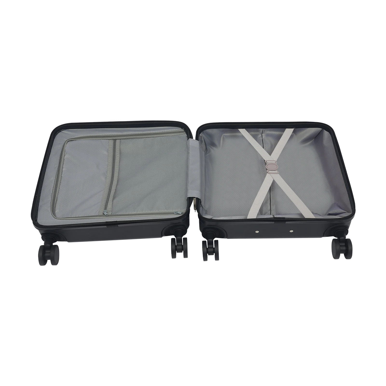 18 Inch Box Suitcase W/Opening Front Compartment - Image 6