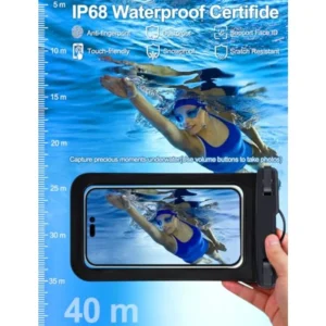 5 Pack Waterproof Phone Pouch, Cell Phone Case. - Thumbnail Image 3