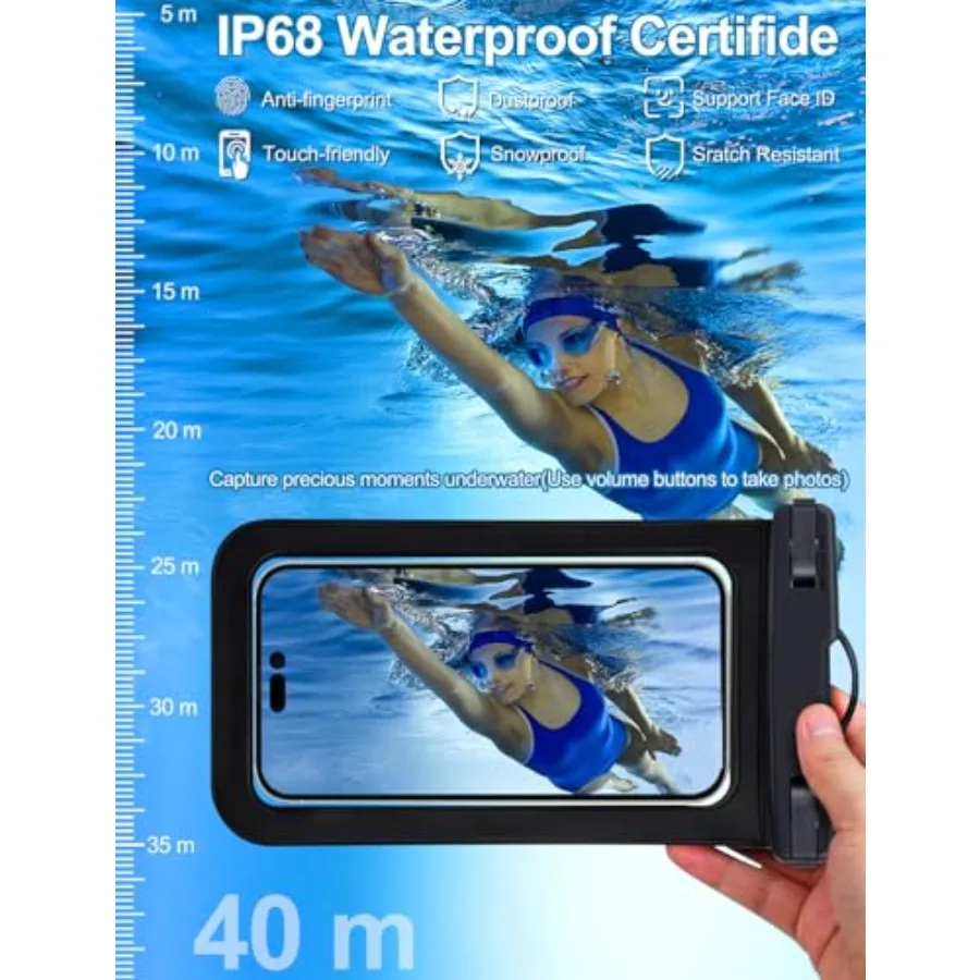 5 Pack Waterproof Phone Pouch, Cell Phone Case. - Image 3
