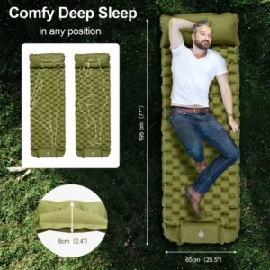 Night Cat Inflatable Sleeping Pad - Thumbnail Image 2
