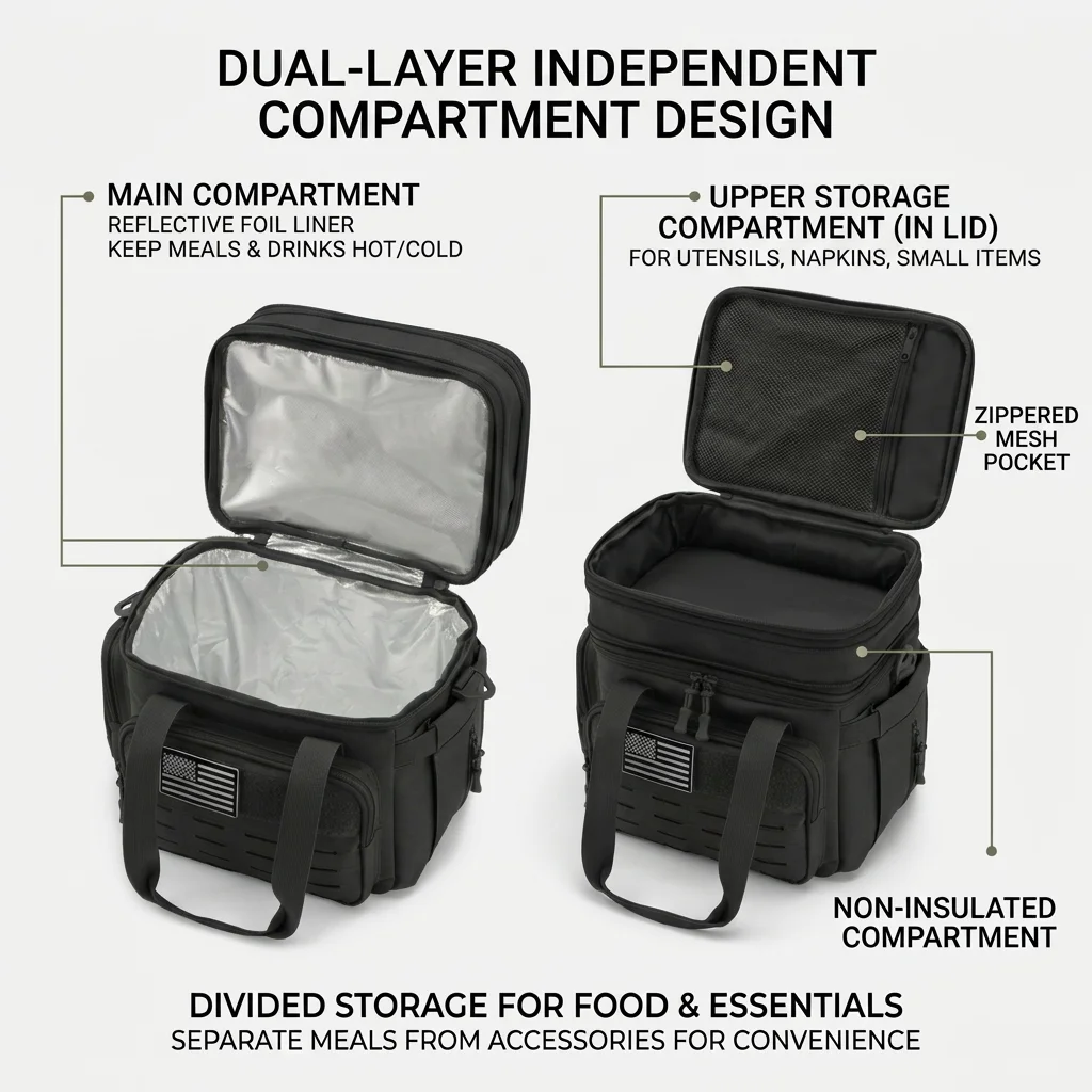 Insulated Picnic Cooler Bag 18L Tactical Expandable Leakproof Thermal Bag - Image 5