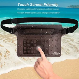 Waterproof Fanny Pack, Phone Pouch Dry Bag for Passport Wallet Purse, Floating Waterproof Bags for Travel Beach Swimming Kayaki - Thumbnail Image 6