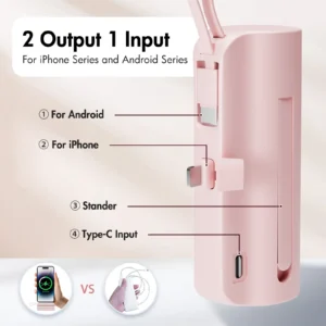 MIni Power Bank Fast Charging 10W Type-C External Battery Charger - Thumbnail Image 10