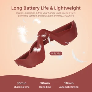 Red Eye Massager Under-Eye Massager Relieves Eye Fatigue - Thumbnail Image 4