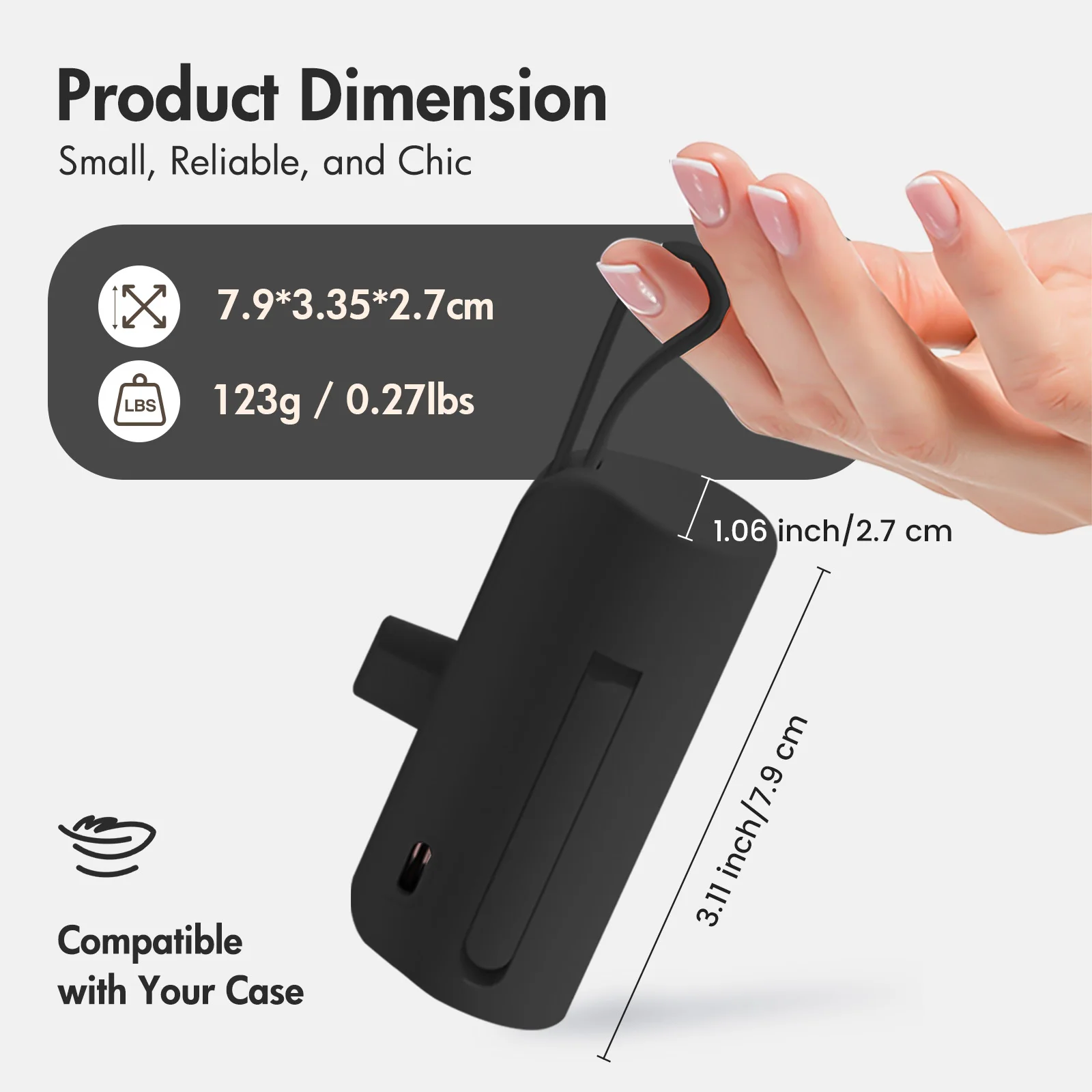 MIni Power Bank Fast Charging 10W Type-C External Battery Charger - Image 8