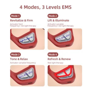 Red Eye Massager Under-Eye Massager Relieves Eye Fatigue - Thumbnail Image 5