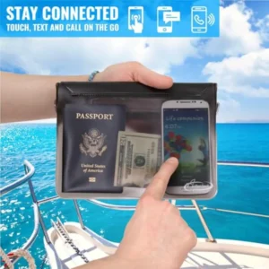 Waterproof Fanny Pack, Phone Pouch Dry Bag for Passport Wallet Purse, Floating Waterproof Bags for Travel Beach Swimming Kayaki - Thumbnail Image 5