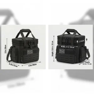 Insulated Picnic Cooler Bag 18L Tactical Expandable Leakproof Thermal Bag
