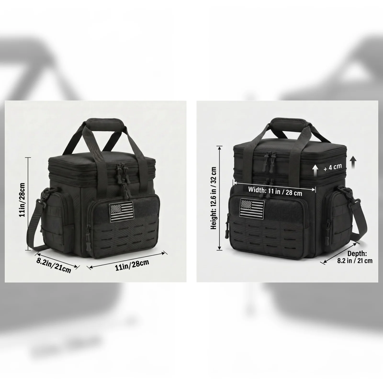 Insulated Picnic Cooler Bag 18L Tactical Expandable Leakproof Thermal Bag - Image 1