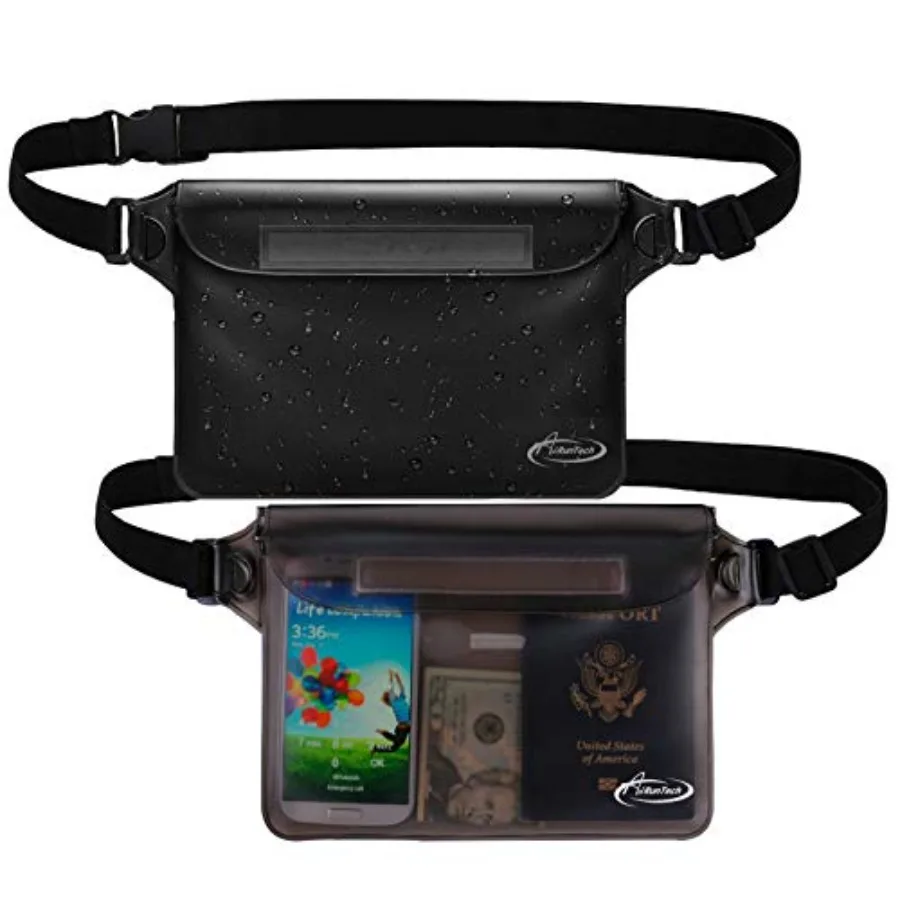Waterproof Fanny Pack, Phone Pouch Dry Bag for Passport Wallet Purse, Floating Waterproof Bags for Travel Beach Swimming Kayaki - Image 1