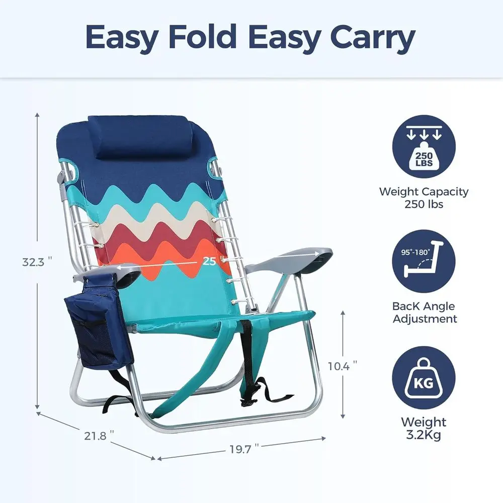 Backpack Beach Chair Set of 2 - Image 2