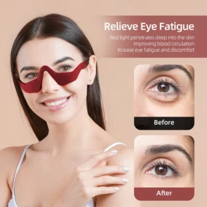 Red Eye Massager Under-Eye Massager Relieves Eye Fatigue - Thumbnail Image 8
