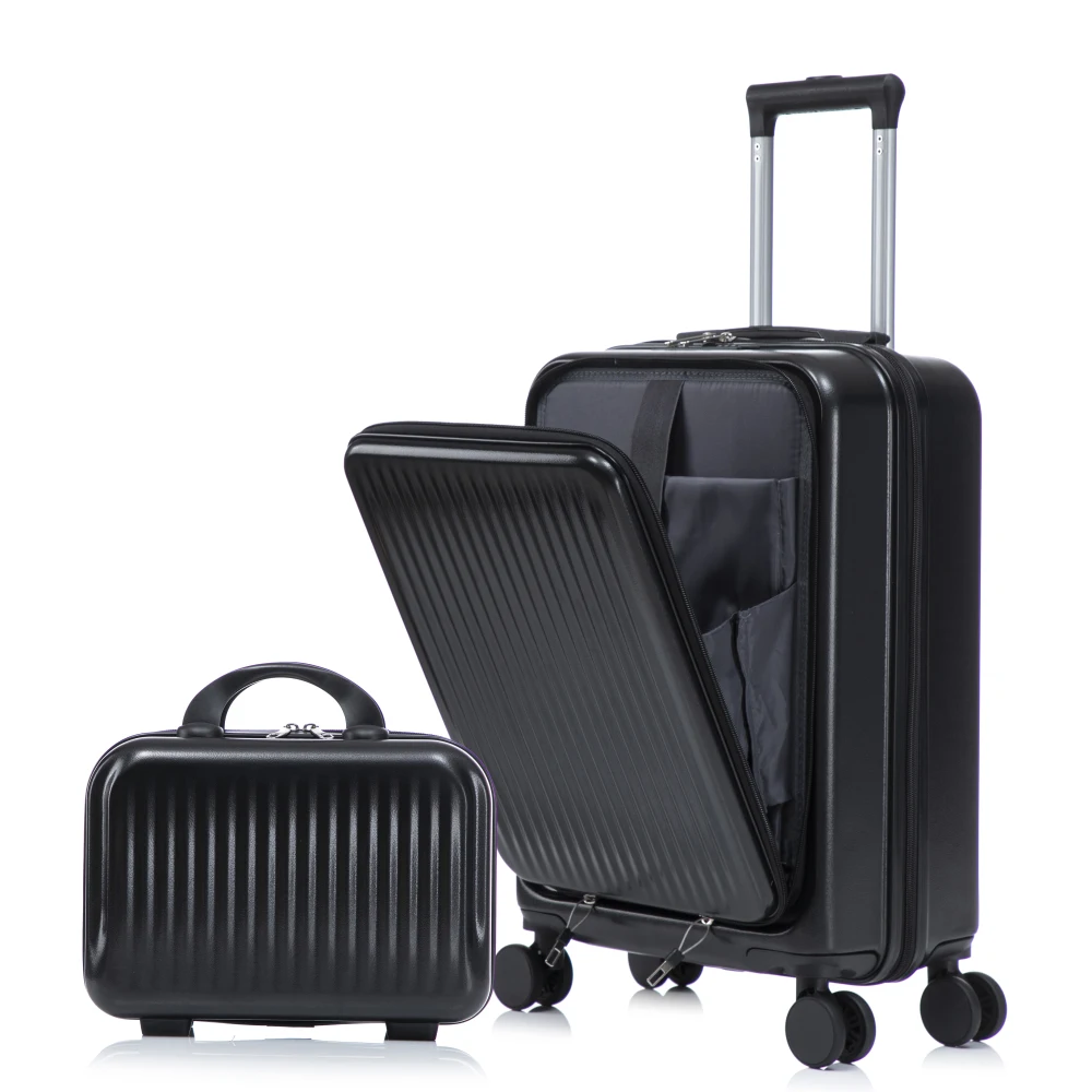 14"/20" Set ABS Spinner Wheel Luggage - Image 1