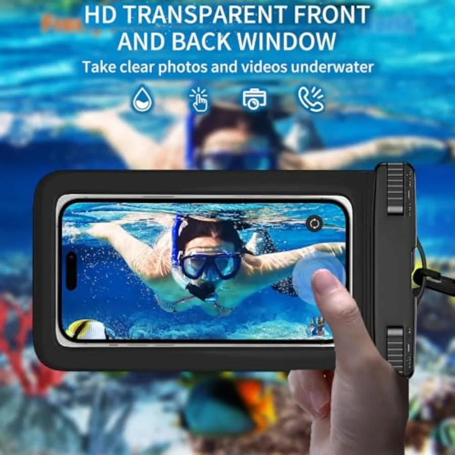 Waterproof Phone Pouch -2 Pack, IPX8 Universal Waterproof Case - Image 4